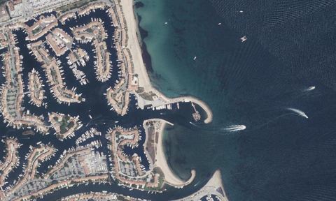 Vue aérienne — Port Grimaud