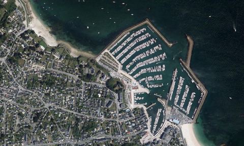 Vue aérienne — Port Haliguen