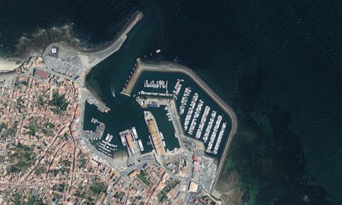 Vue aérienne — Port Joinville