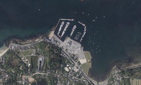 Vue aérienne — Port L'Aber Wrac'h