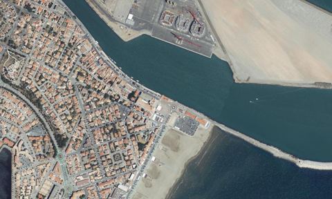 Vue aérienne — Port-la-Nouvelle