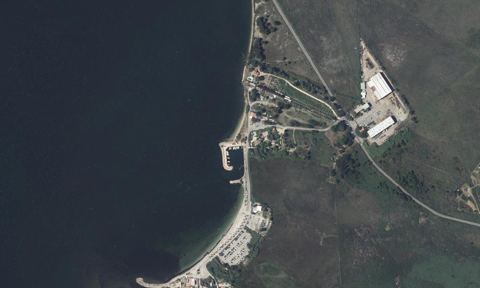 Vue aérienne — Port le Sagnas