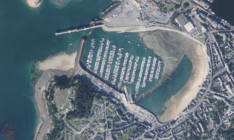 Vue aérienne — Port les Sablons