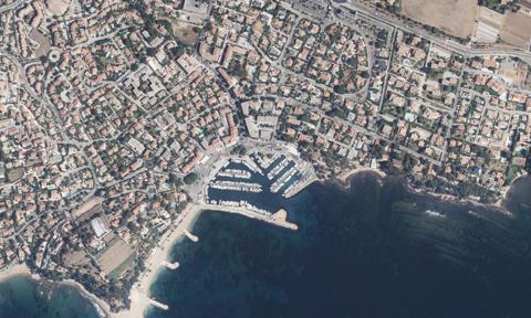 Vue aérienne — Port les Salettes