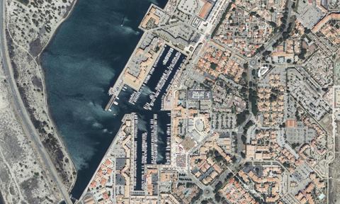 Vue aérienne — Port Leucate