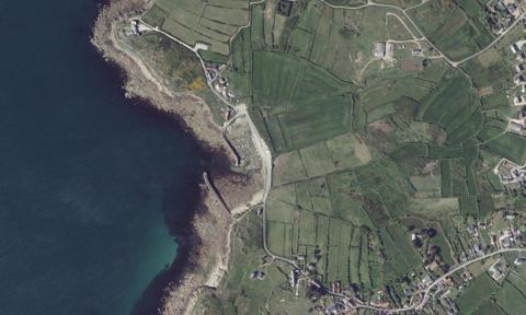 Vue aérienne — Port Lévi