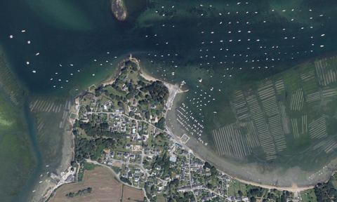 Vue aérienne — Port Logeo