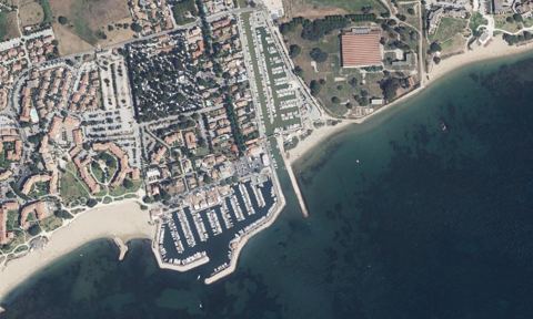 Vue aérienne — Port Miramar