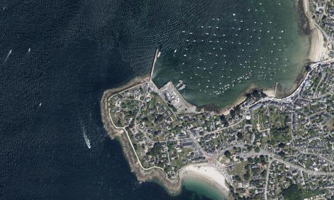 Vue aérienne — Port Navalo