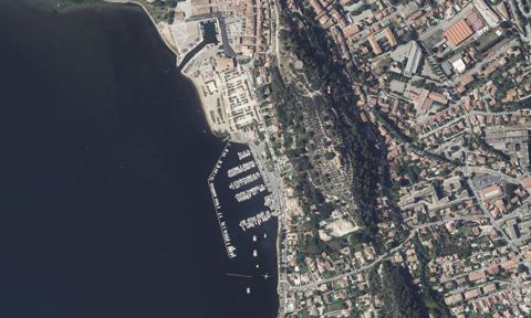 Vue aérienne — Port Notre Dame