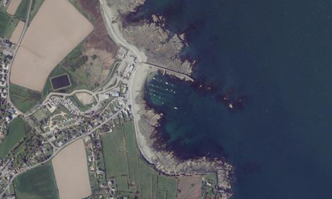 Vue aérienne — Port Omonville-la rogue