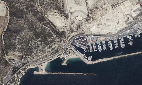 Vue aérienne — Port Ouest Marseille