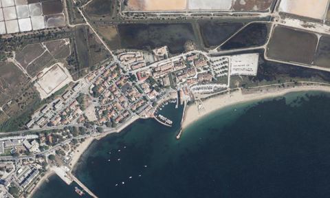 Vue aérienne — Port Pothuau