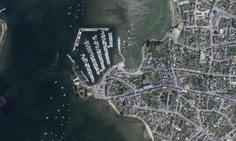Vue aérienne — Port Sainte Catherine