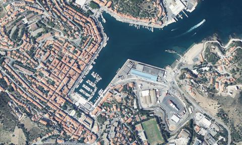 Vue aérienne — Port de Port-Vendres