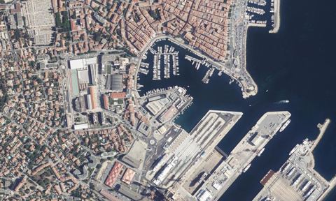 Vue aérienne — Port Vieux de la Ciotat