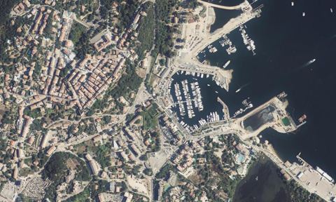 Vue aérienne — Port de Porto-Vecchio