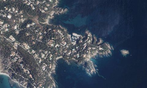 Vue aérienne — Port du Pradet