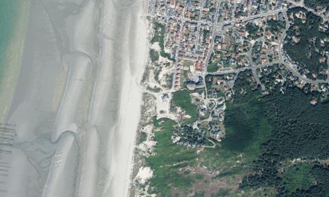 Vue aérienne — Port de Quend plage