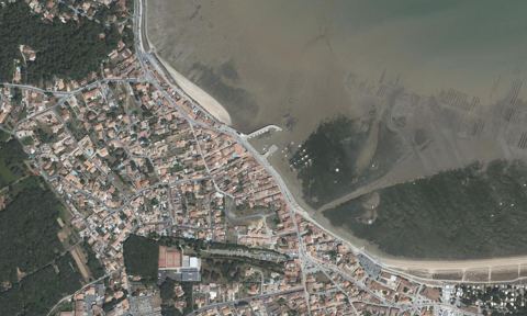 Vue aérienne — Port de Rivedoux