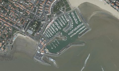 Vue aérienne — Port de Royan