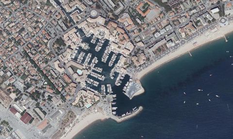 Vue aérienne — Port de Saint-Aygulf