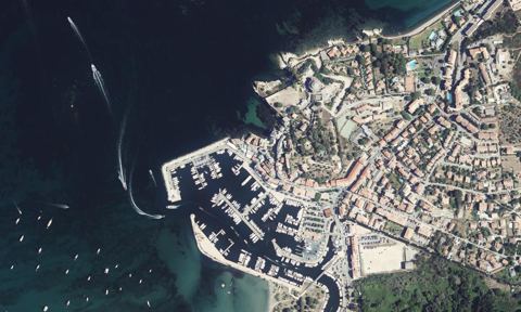 Vue aérienne — Port de Saint Florent