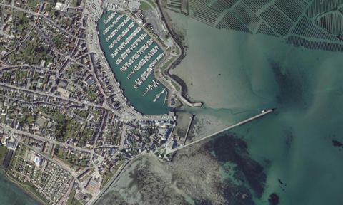 Vue aérienne — Port de Saint Vaast la Hougue