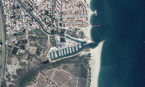 Vue aérienne — Port de Sainte Marie la Mer