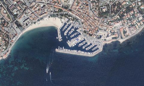 Vue aérienne — Port de Sainte Maxime