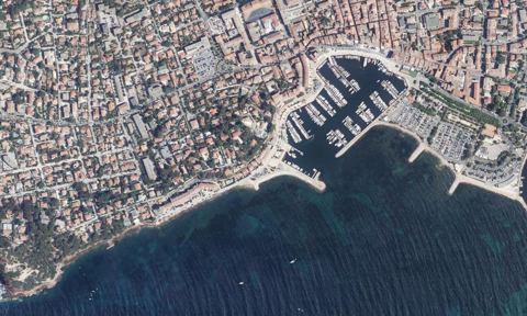 Vue aérienne — Port de Sanary sur Mer