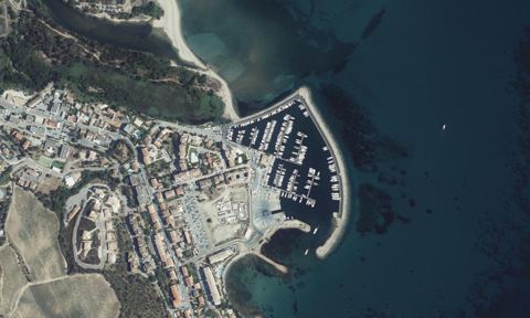 Vue aérienne — Port de Solenzara