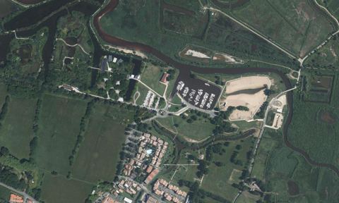 Vue aérienne — Port du Teich