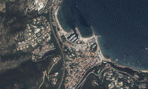 Vue aérienne — Port de Théoule sur Mer