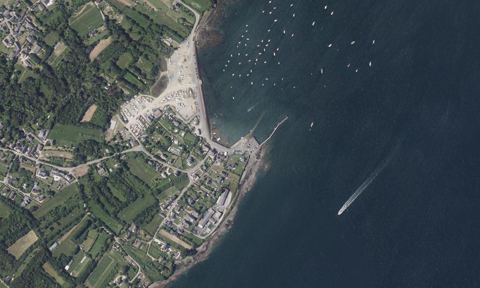 Vue aérienne — Port du Tinduff