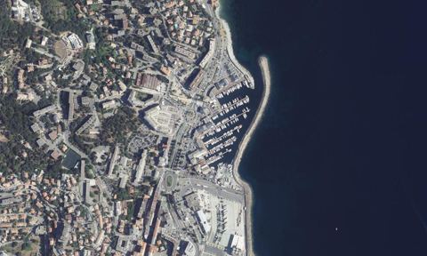 Vue aérienne — Port de Toga