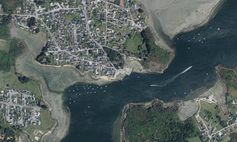 Vue aérienne — Port du Vieux Passage